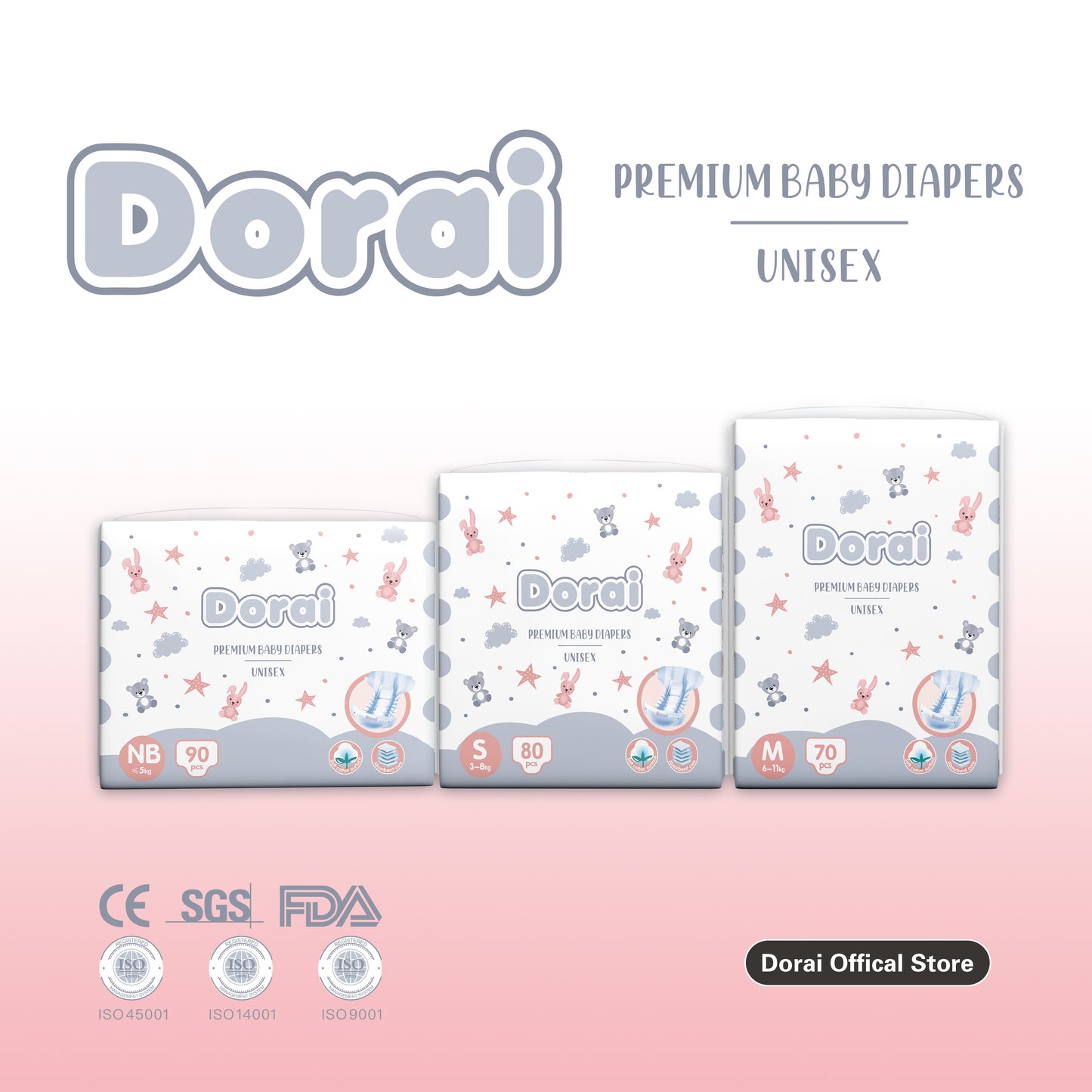 Premium Tape Diapers [Pack]