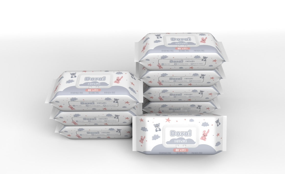 Dorai Baby Embossed Wet Wipes [Carton]