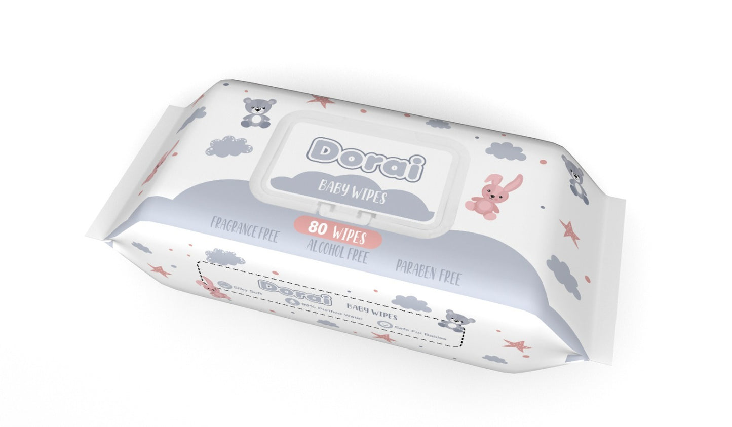 Dorai Baby Embossed Wet Wipes [Pack]